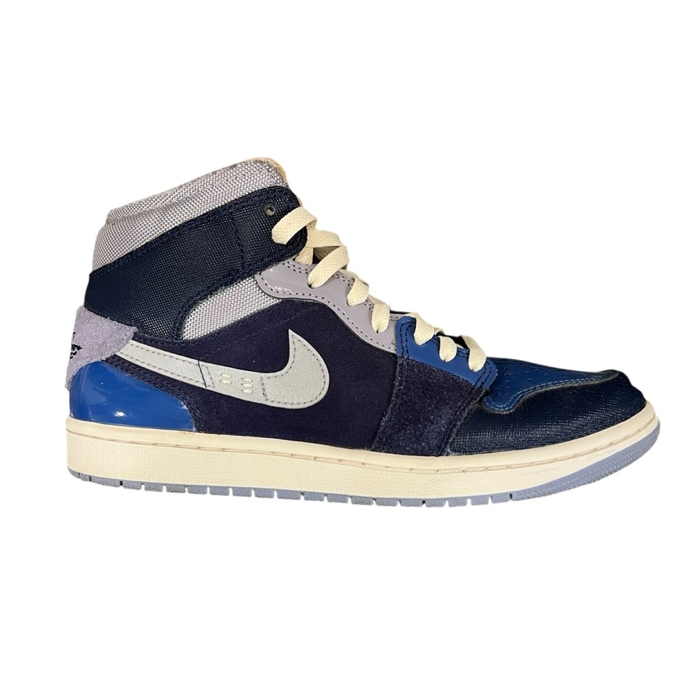 NIKE Air Jordan 1 Mid SE Craft Obsidian DR8868-400 Basketball Mens Size 7.5 - Picture 4 of 13